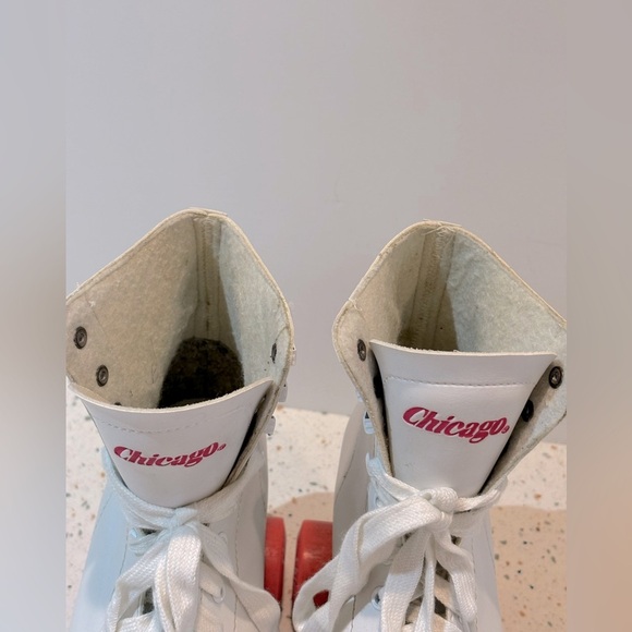 Chicago Roller Skates White & Pink Women’s‎ Sz 10 - Picture 7 of 9